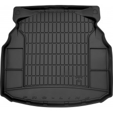 Гумовий килимок в багажник Mercedes-Benz C-Class (W204) 2007-2014 (седан)(2 ряд не складывается) (Frogum Proline Premium)