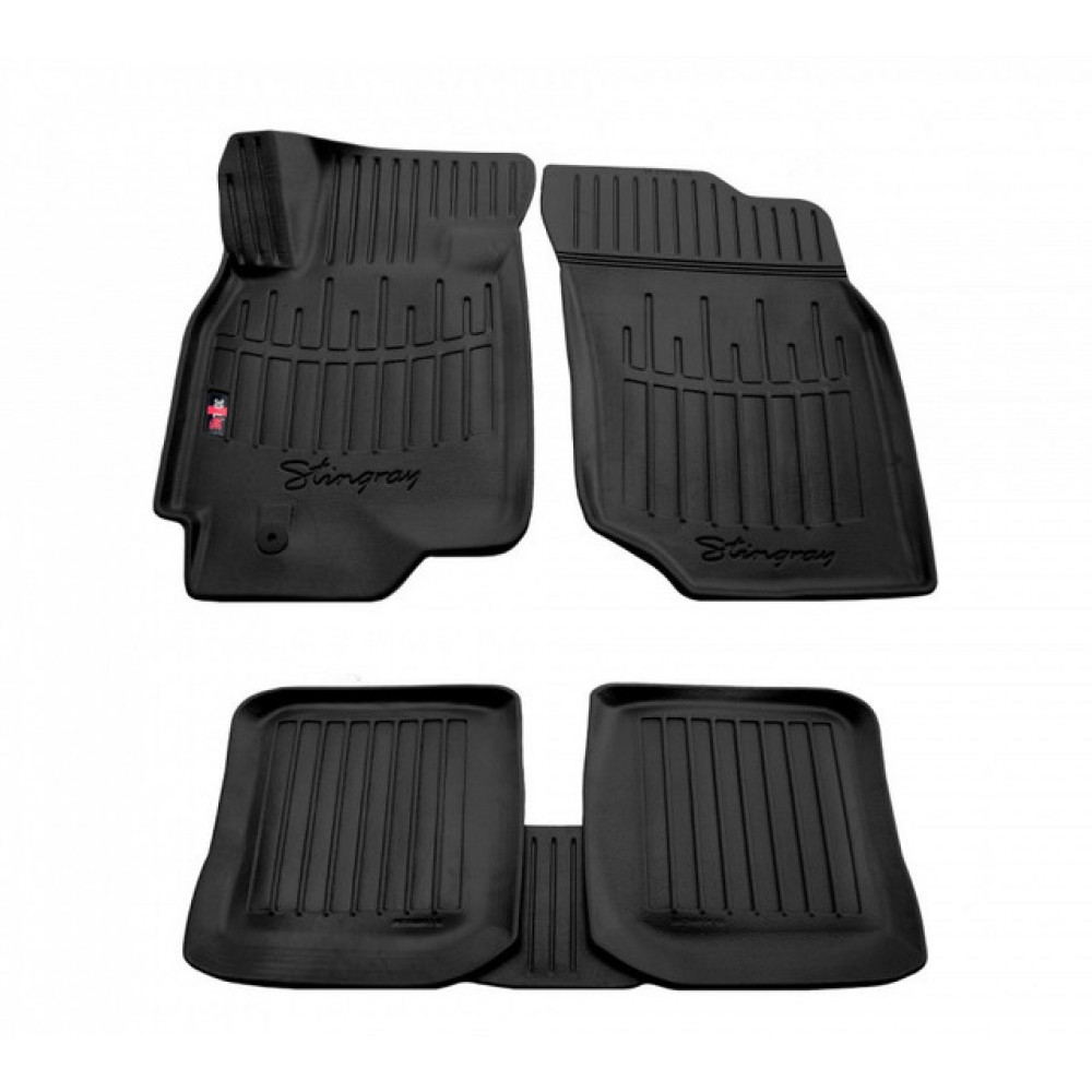 3D килимки Mitsubishi Lancer IX (2003-2009) з бортиками 30 мм (Stingray)
