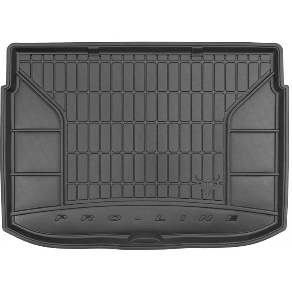 Гумовий килимок в багажник Citroen C3 Picasso (mkI) 2008-2017 (нижний уровень) (Frogum Proline Premium)