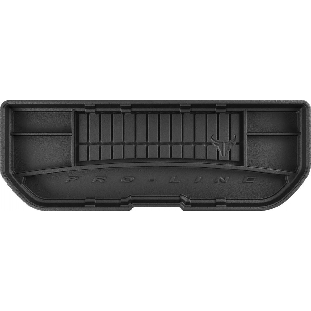 Гумовий килимок в багажник для Ford Galaxy (mkII) 2006-2015 (3-х зонный климат)(разложенный 3 ряд) (Frogum Proline Premium)