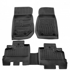 3D килимки Jeep Wrangler (JK) (5 doors) (2007-2018) з бортиками 30 мм (Stingray)