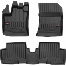 Гумові килимки в салон Renault Lodgy (mkI) 2012-2022; Dacia Lodgy (mkI) 2012-2022 (Frogum Proline Premium)