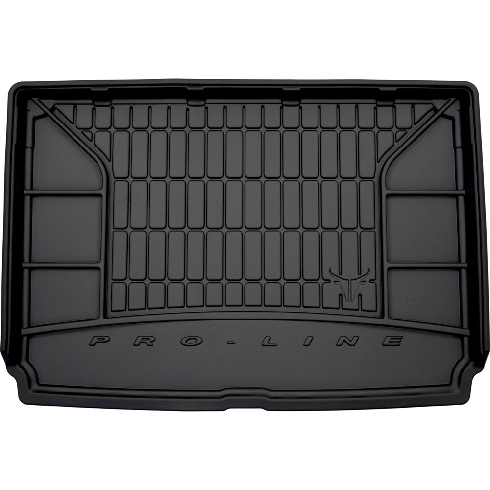 Гумовий килимок в багажник для Mercedes-Benz A-Class (W169) 2004-2012 (верхний уровень)(с докаткой) (Frogum Proline Premium)