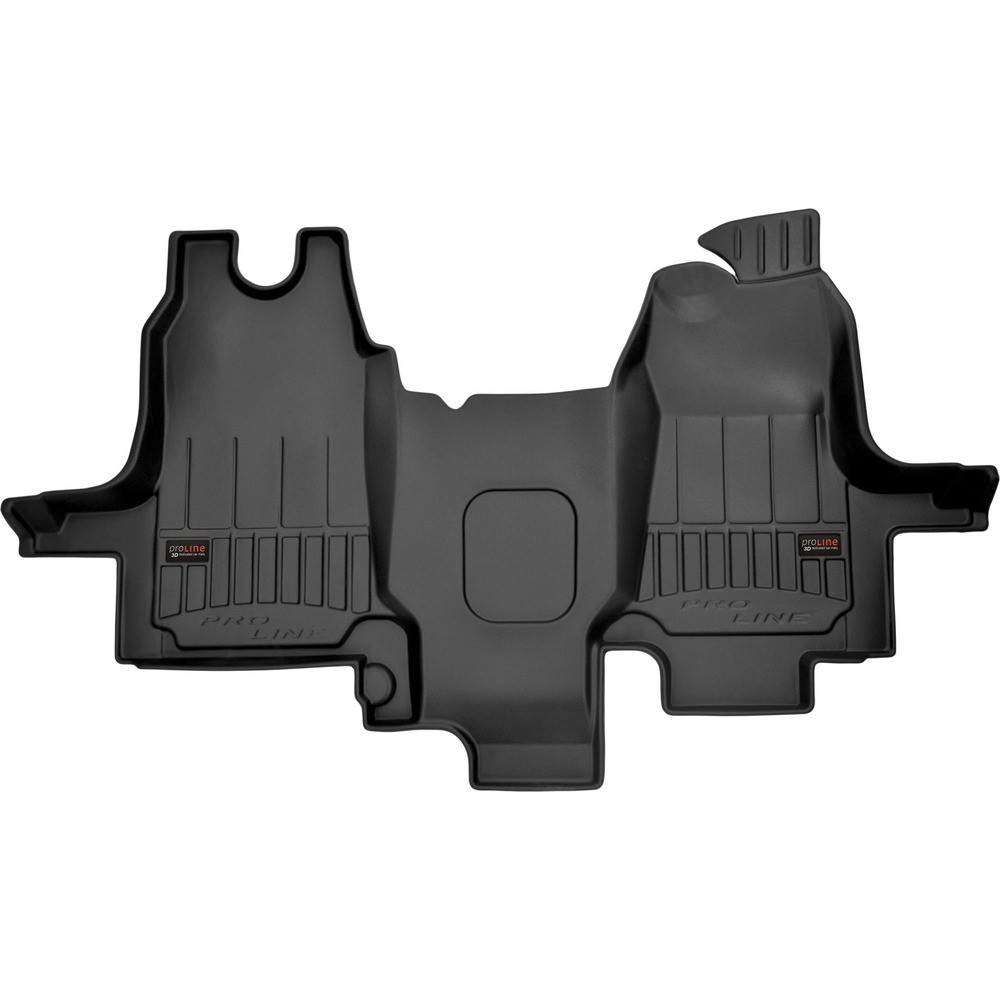 Гумові килимки в салон Ford Tourneo/Transit (mkVI-mkVII) 2000-2014 (коробка передач на полу)(1 ряд) (Frogum Proline Premium)