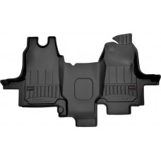 Гумові килимки в салон Ford Tourneo/Transit (mkVI-mkVII) 2000-2014 (коробка передач на полу)(1 ряд) (Frogum Proline Premium)