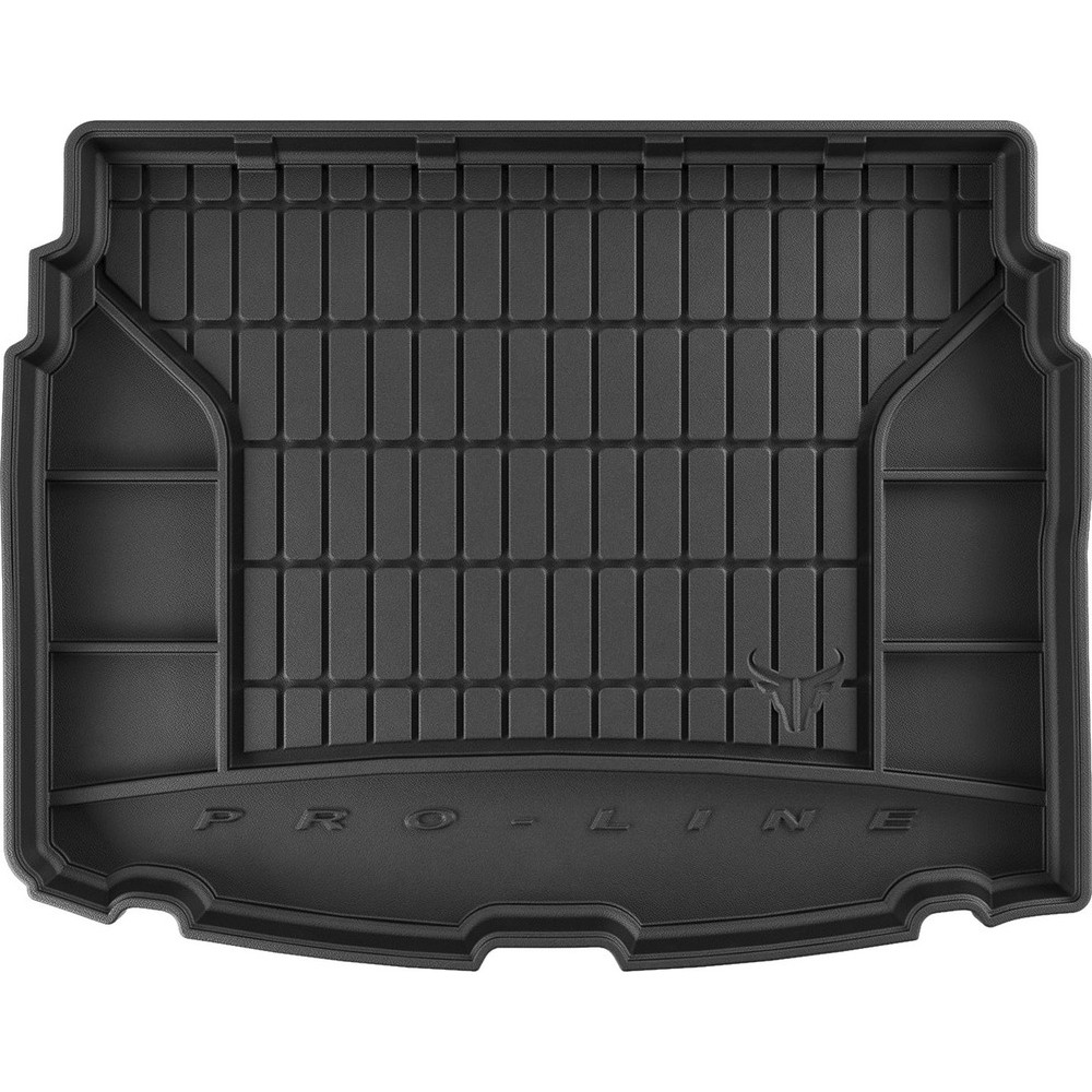 Гумовий килимок в багажник Toyota Auris (mkII) 2012-2018 (хетчбек)(нижний уровень) (Frogum Proline Premium)