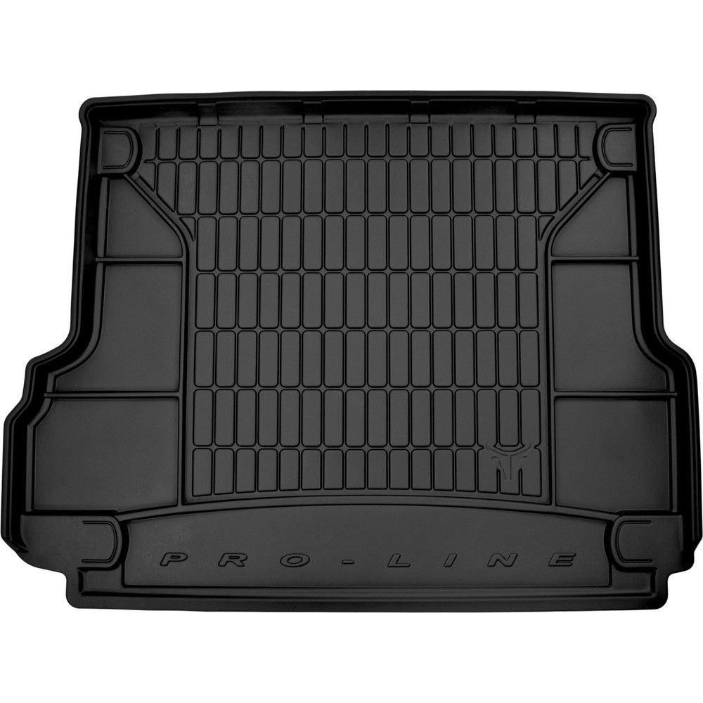 Гумовий килимок в багажник Toyota Land Cruiser Prado (J150) 2009-2017 (7 мест)(3-х зонный климат)(сложенный 3 ряд) (Frogum Proline Premium)
