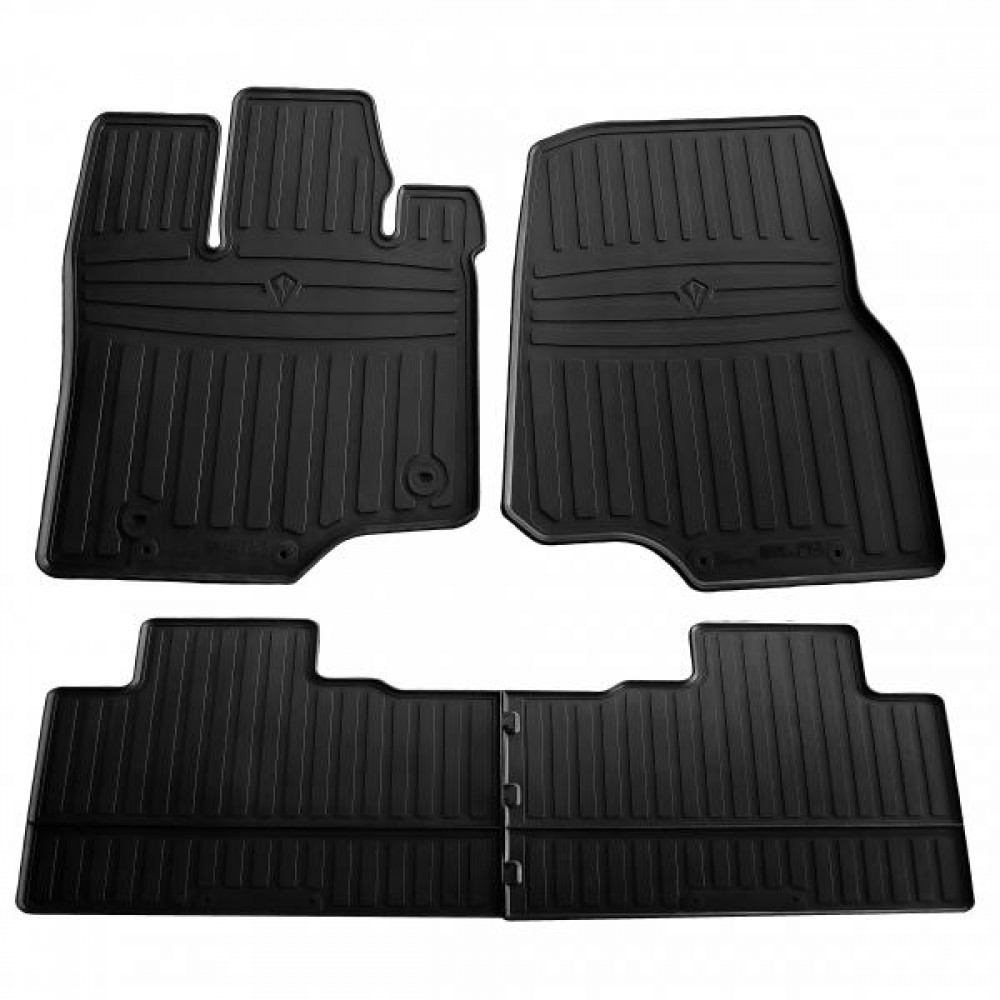 Гумові килимки в салон для Ford F-150 (Super/Crew cab) (2014-...) комплект з 4 штук (Stingray)