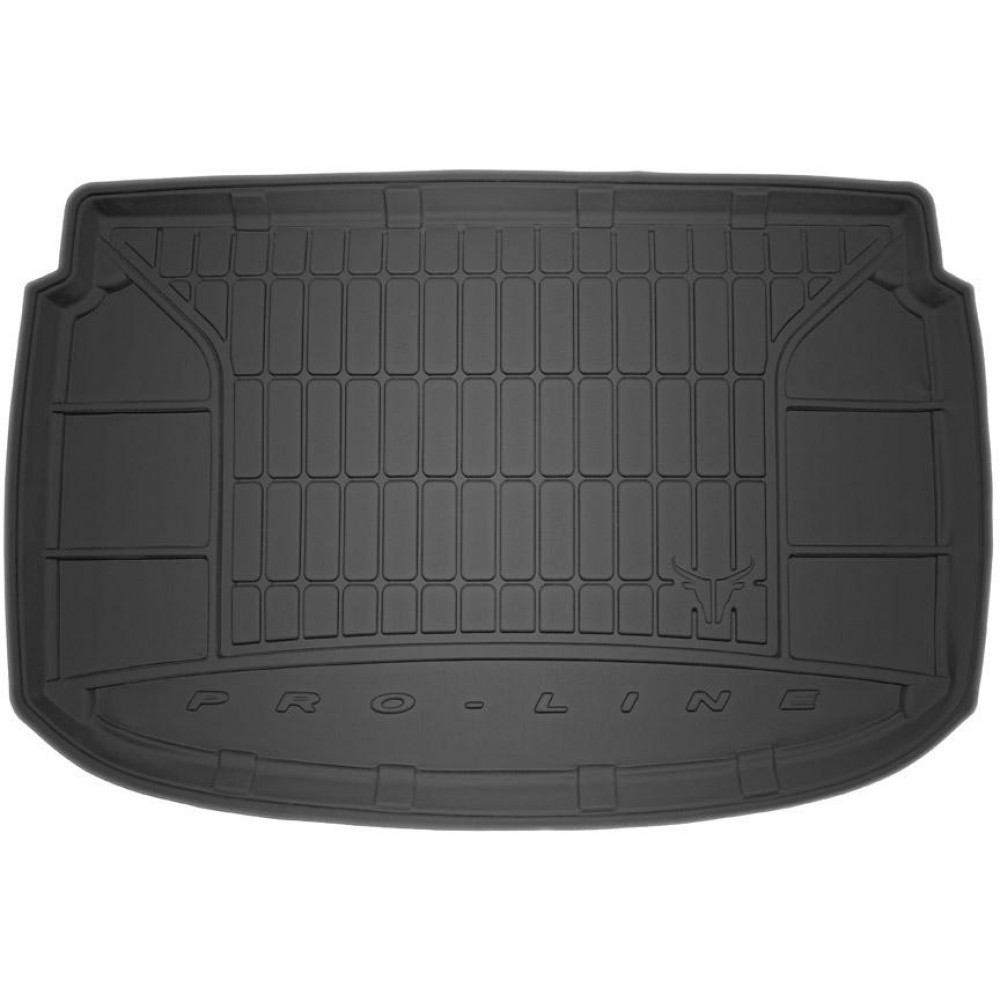 Гумовий килимок в багажник Chevrolet Aveo (mkII) 2011-2020 (хетчбек)(нижний уровень) (Frogum Proline Premium)