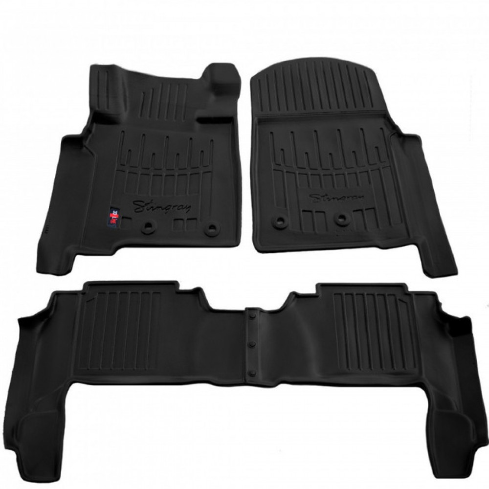 3D килимки для TOYOTA Land Cruiser 200 (2007-....)  з бортиками 30 мм (Stingray)