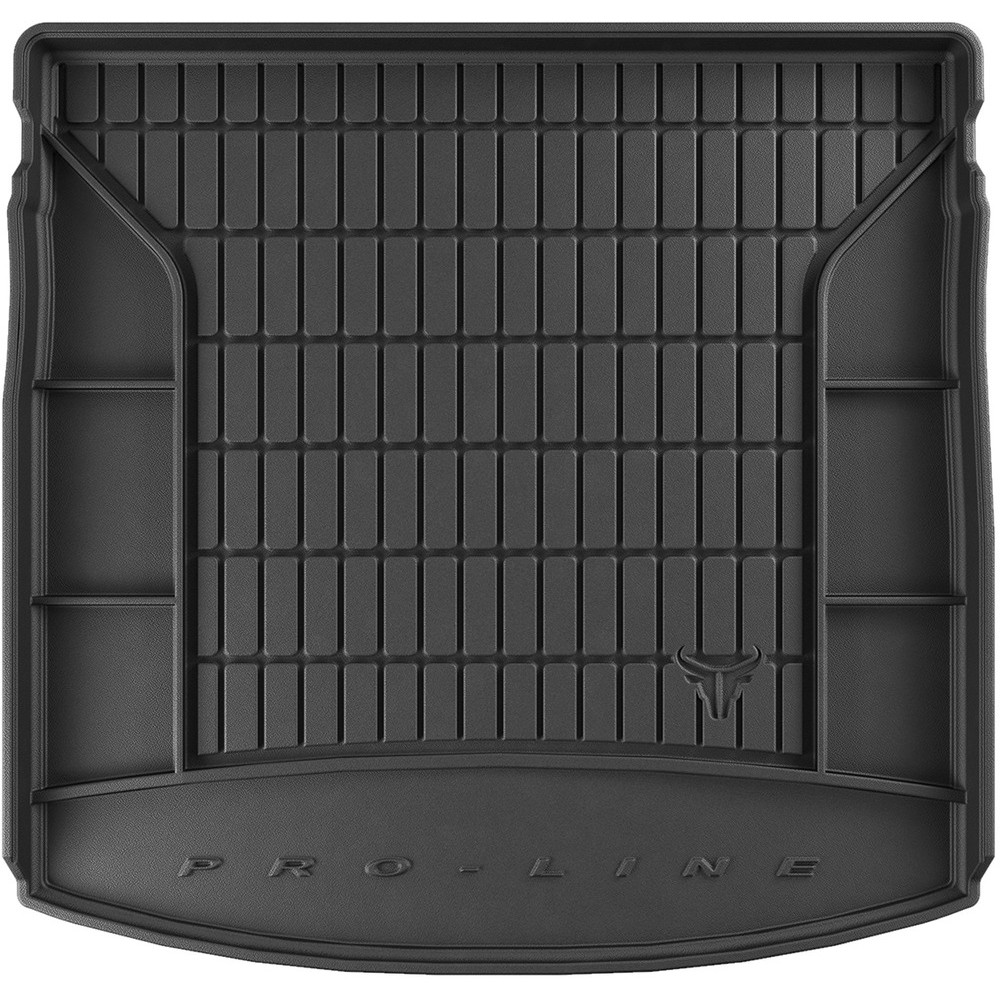 Гумовий килимок в багажник для Seat Leon (mkIII) 2012-2020 (универсал)(верхний уровень) (Frogum Proline Premium)