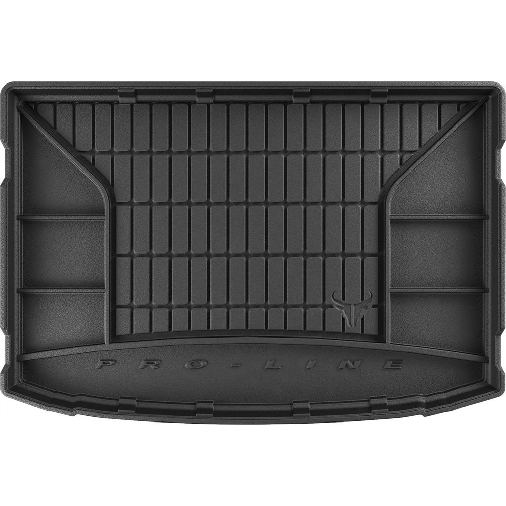 Гумовий килимок в багажник для Hyundai ix20 (mkI) 2010-2019 (нижний уровень) (Frogum Proline Premium)