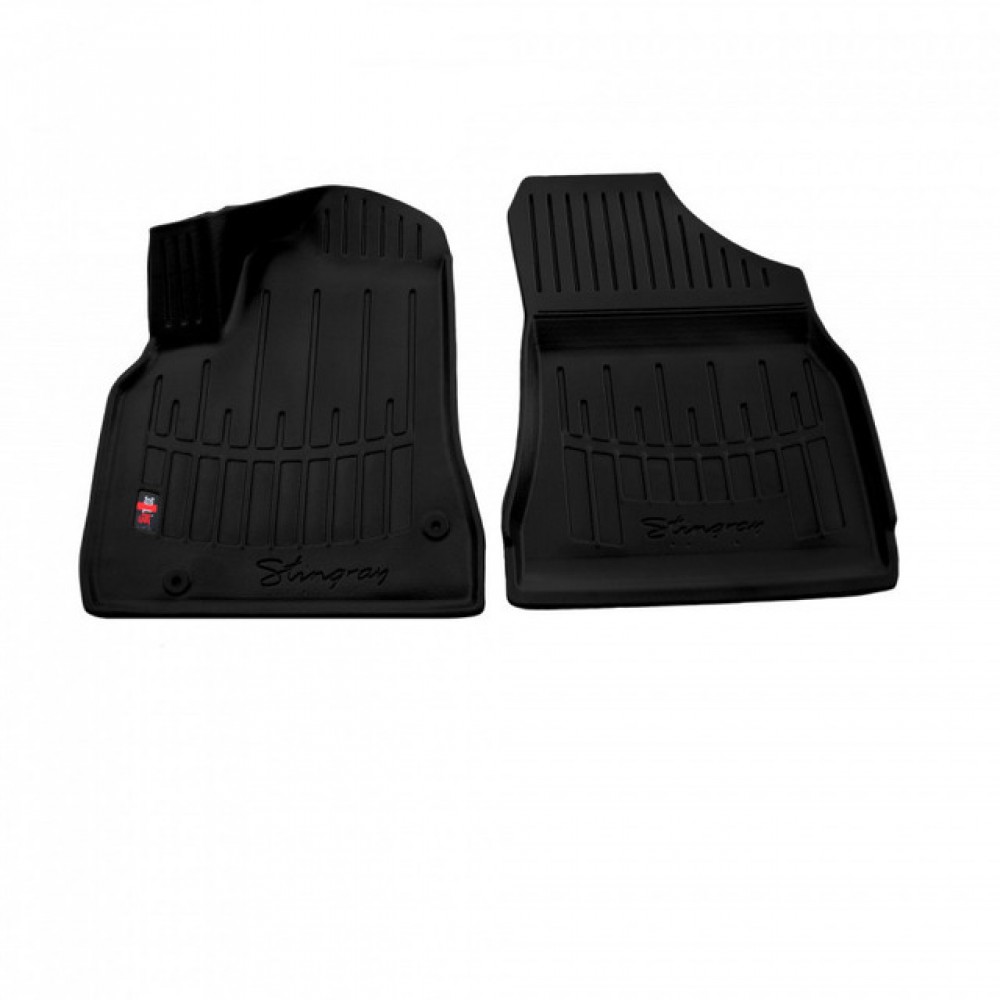 Передні 3D килимки Citroen Berlingo (B9)/Peugeot Partner Tepee 2008- з бортиками 30 мм (Stingray)