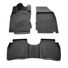 3D килимки Nissan Note (E11) (2004-2013) з бортиками 30 мм (Stingray)