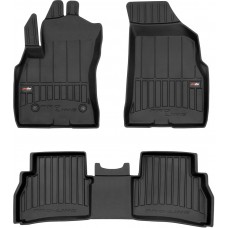 Гумові килимки в салон Fiat Doblo (mkII) 2010-2022; Opel Combo (mkIV)(D) 2011-2017; RAM ProMaster City (mkI) 2010→ (1-2 ряд) (Frogum Proline Premium)
