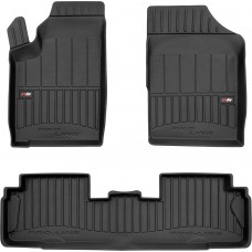 Гумові килимки в салон Citroen Berlingo (mkI) 1996-2008; Peugeot Partner (mkI) 1996-2008 (1-2 ряд) (Frogum Proline Premium)