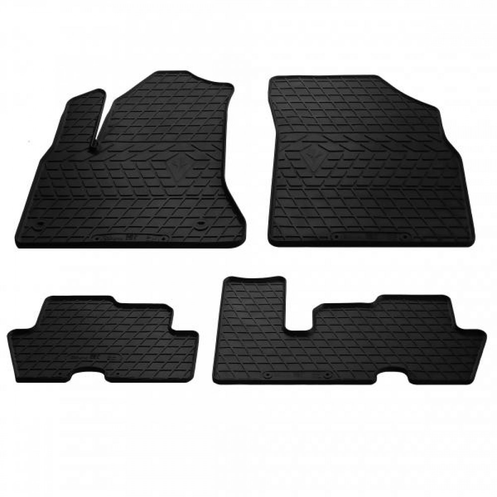 Гумові килимки в салон для Citroen C4 Picasso (2006-2013) комплект з 4 штук (Stingray)