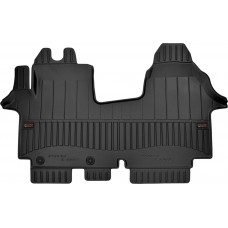 Гумові килимки в салон Renault Trafic (mkII) 2001-2015; Opel Vivaro (mkI) 2001-2015; Nissan Primastar (mkI) 2001-2015 (1 ряд) (Frogum Proline Premium)