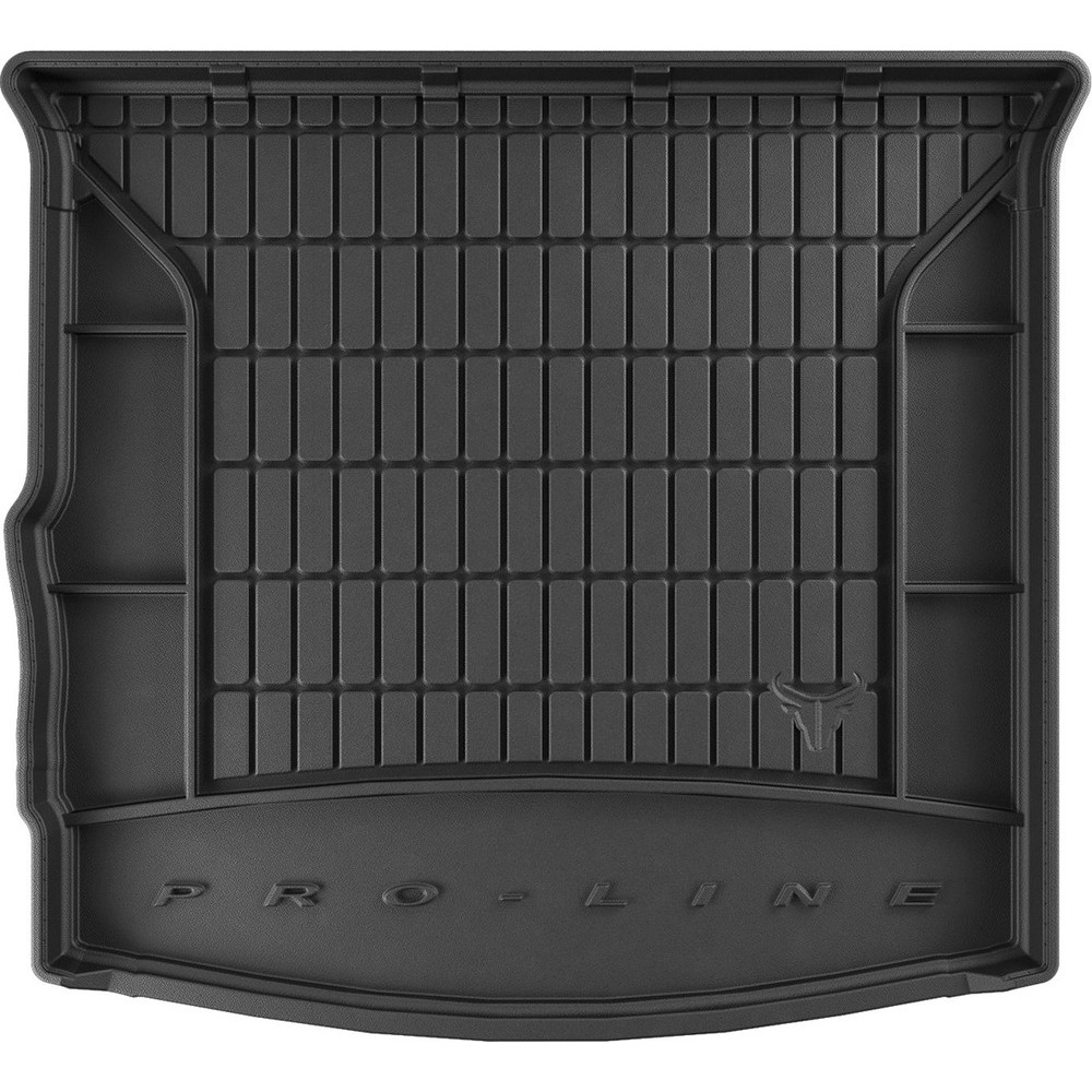 Гумовий килимок в багажник для Mitsubishi Outlander (mkIII) 2012-2021 (PHEV)(с сабвуфером) (Frogum Proline Premium)