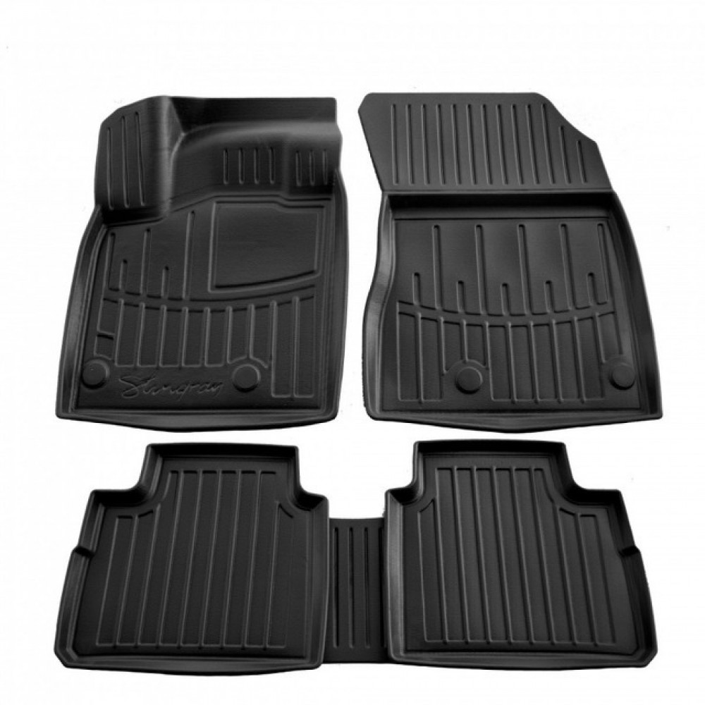 3D килимки Nissan X-Trail (T33) (2021-...) з бортиками 30 мм (Stingray)