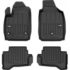 Гумові килимки в салон Fiat 500e (mkI) 2013-2019 (электро) (Frogum Proline Premium)