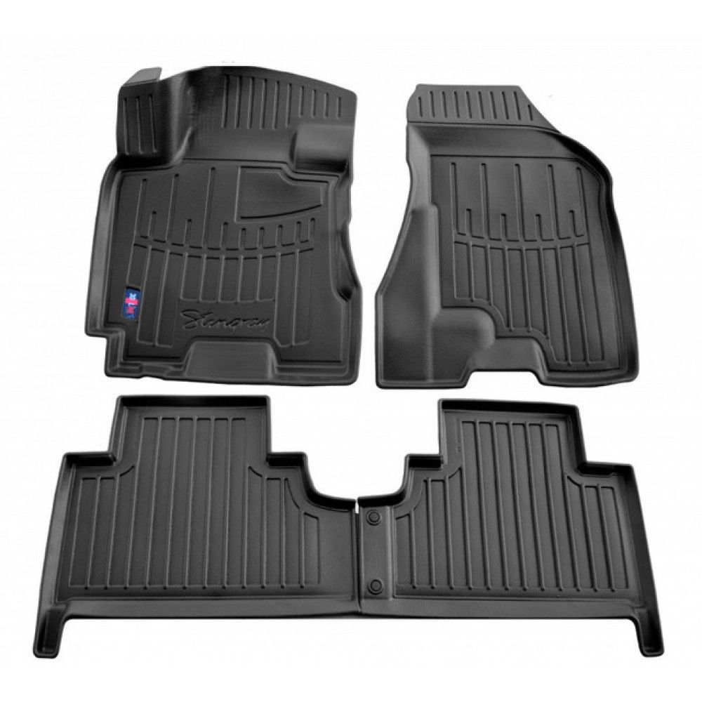 3D килимки Hyundai Tucson (JM) (2004-2012) з бортиками 30 мм (Stingray)