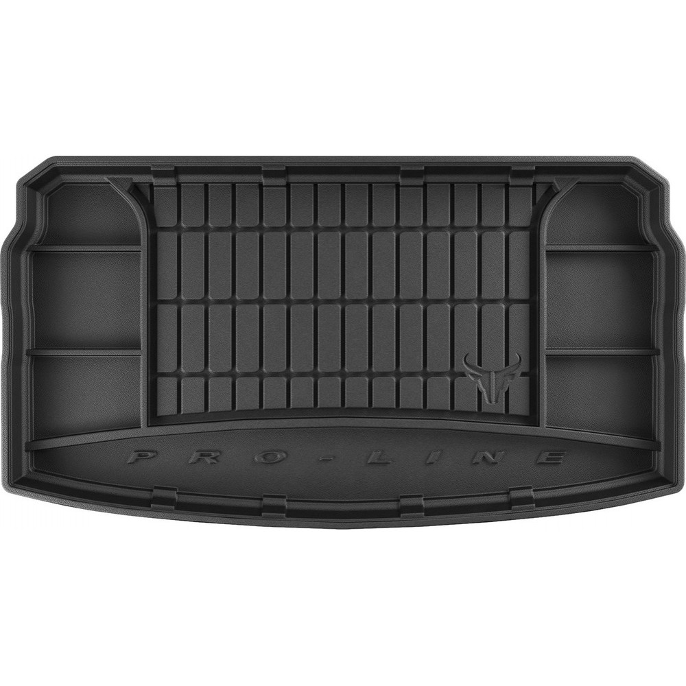 Гумовий килимок в багажник Volkswagen Polo (mkVI) 2017→ (нижний уровень) (Frogum Proline Premium)