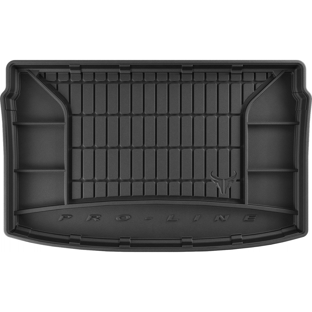 Гумовий килимок в багажник Volkswagen Polo (mkVI) 2017→ (верхний уровень) (Frogum Proline Premium)