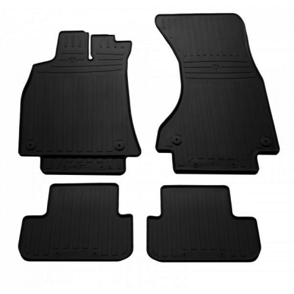 Гумові килимки в салон для Audi A5 Sportback (8Т) (2007-2016) комплект з 4 штук (Stingray)