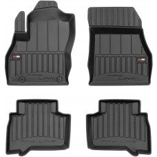 Гумові килимки в салон Citroen Nemo (mkI); Fiat Qubo (mkI); Peugeot Bipper (mkI) 2007-2021 (1-2 ряд) (Frogum Proline Premium)