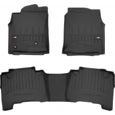 Гумові килимки в салон Toyota Land Cruiser Prado (J120) 2002-2009 (1-2 ряд) (Frogum Proline Premium)