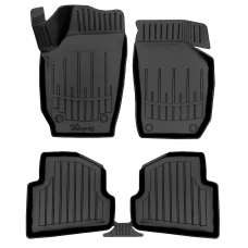 3D килимки для SKODA Skoda Fabia 2 2007-  з бортиками 30 мм (Stingray)