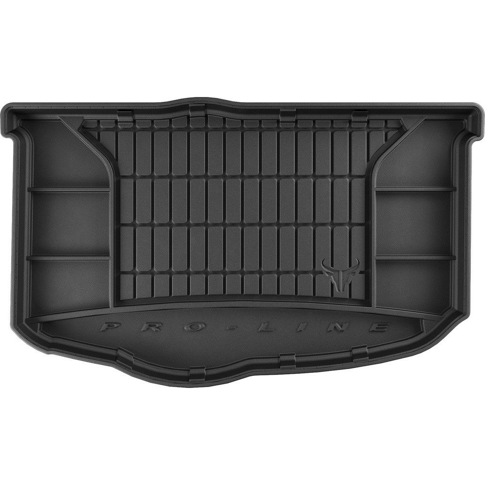Гумовий килимок в багажник Kia Soul (mkI) 2008-2013 (EU/USA)(без органайзера)(нижний уровень) (Frogum Proline Premium)