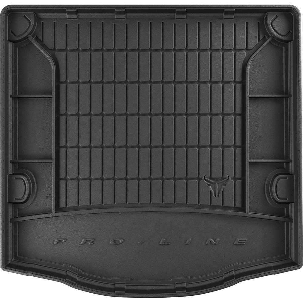 Гумовий килимок в багажник Ford Focus (mkIII) 2010-2019 (EU)(седан)(с докаткой) (Frogum Proline Premium)