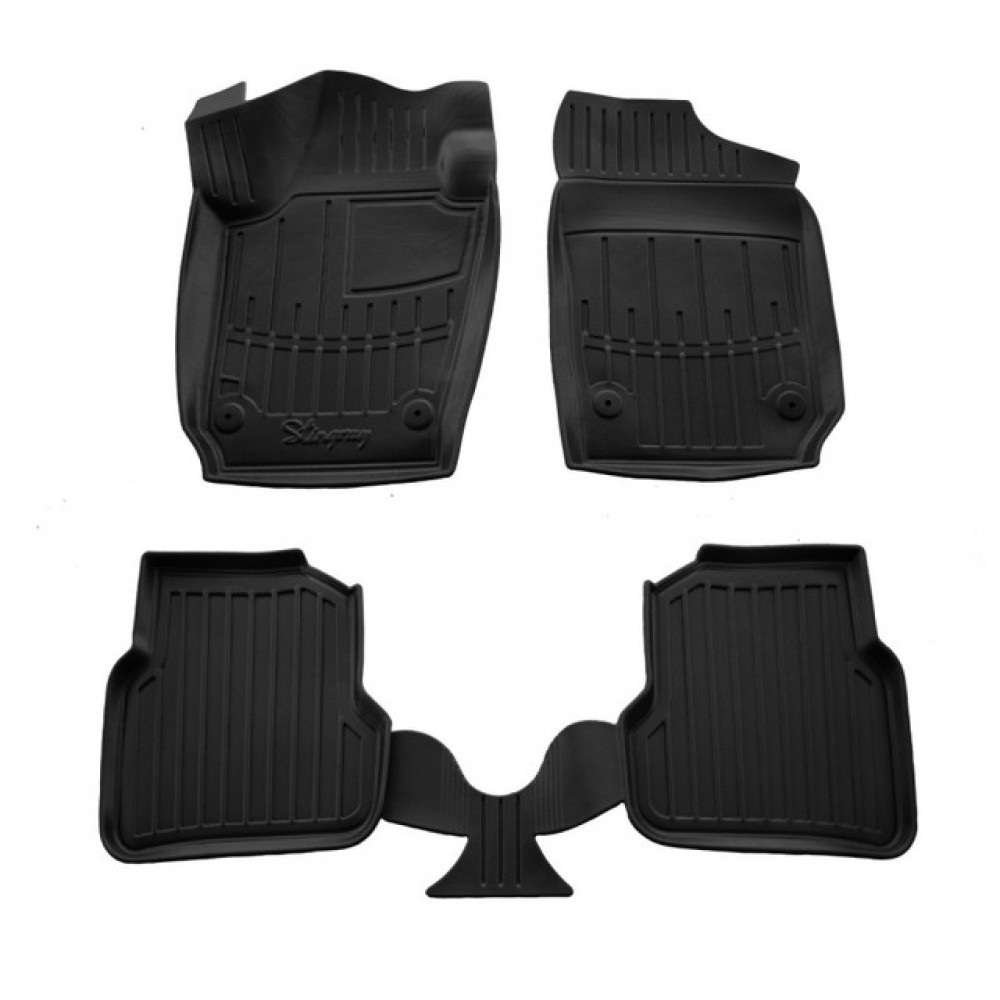 3D килимки для Seat Ibiza IV (6J) (2008-2017) з бортиками 30 мм (Stingray)
