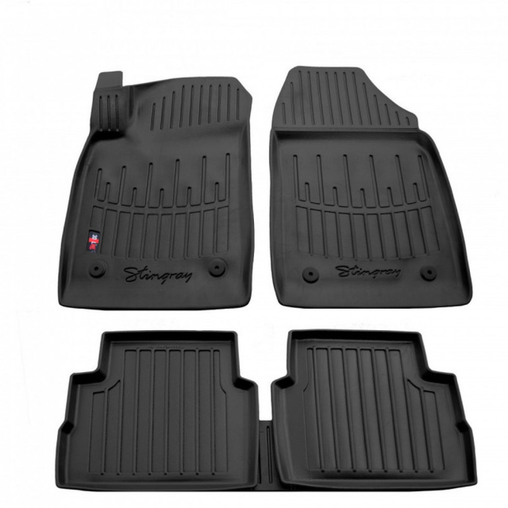 3D килимки Opel Vectra C (2002-2008) (sedan) з бортиками 30 мм (Stingray)