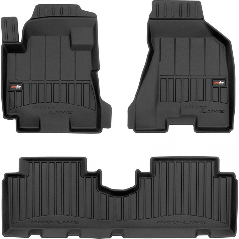 Гумові килимки в салон Hyundai Tucson (mkI) 2004-2010 (без креплений) (Frogum Proline Premium)