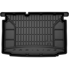 Гумовий килимок в багажник Volkswagen Polo (mkV) 2009-2017 (хетчбек)(нижний уровень) (Frogum Proline Premium)