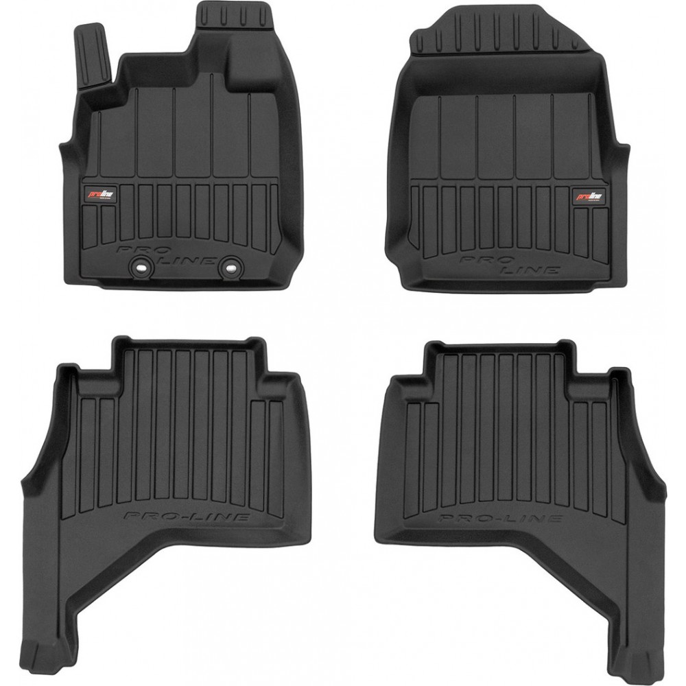 Гумові килимки в салон Isuzu D-Max (mkIII) 2019→ (double cab) (Frogum Proline Premium)