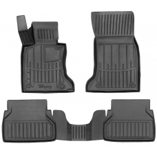 3D килимки для BMW 5 (E60) (2003-2010) 2WD з бортиками 30 мм (Stingray)