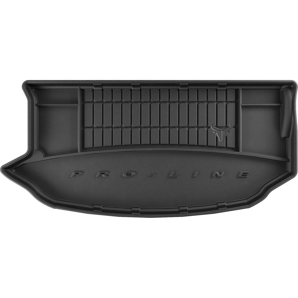 Гумовий килимок в багажник Kia Soul (mkI) 2008-2013 (EU/USA)(с запаской)(верхний уровень) (Frogum Proline Premium)