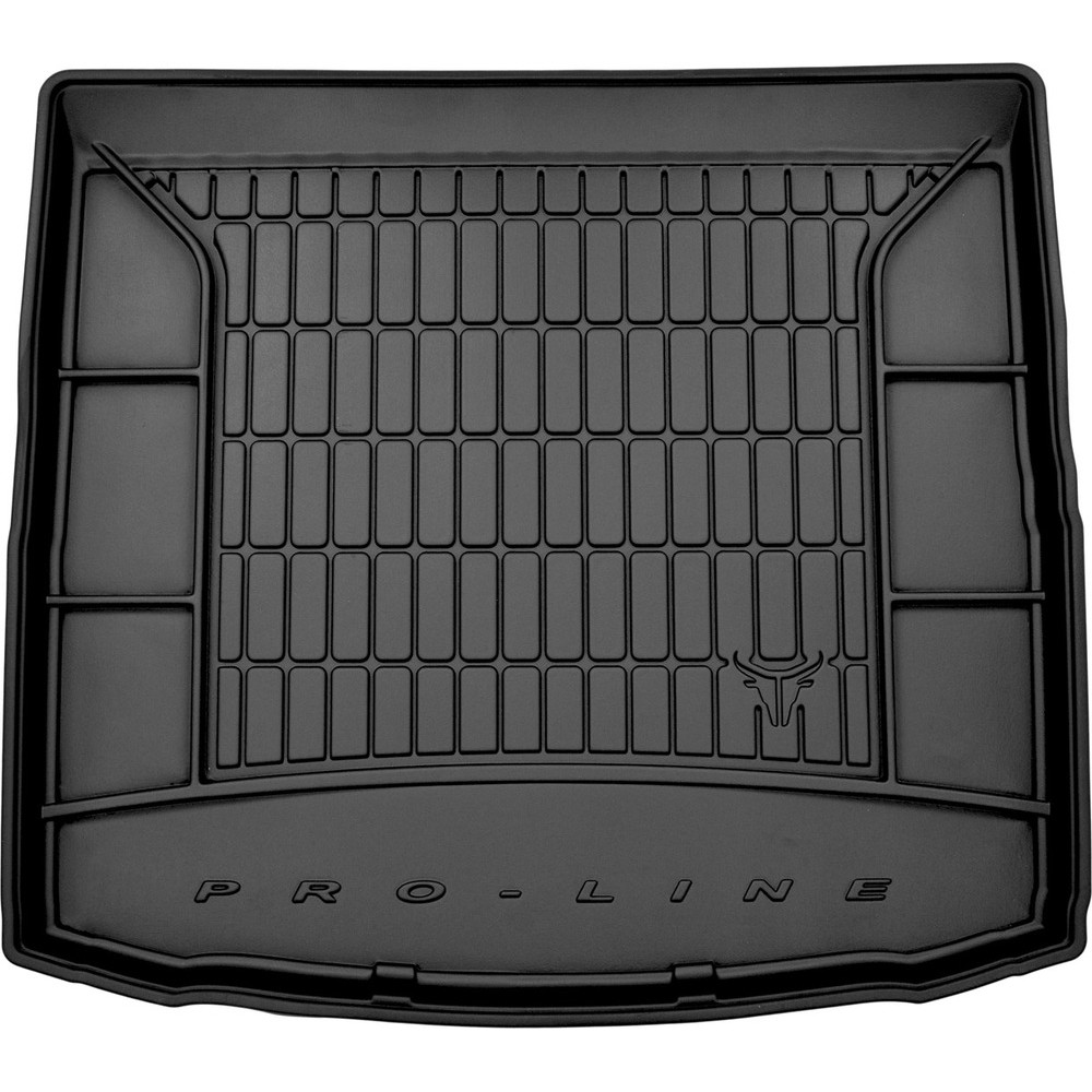 Гумовий килимок в багажник Seat Leon (mkIII) 2012-2020 (универсал)(нижний уровень) (Frogum Proline Premium)