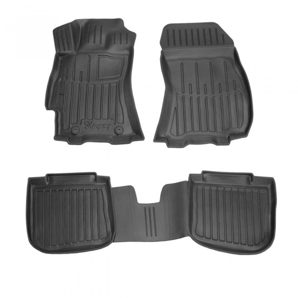 3D килимки Subaru Outback (BM) (2009-2014) з бортиками 30 мм (Stingray)