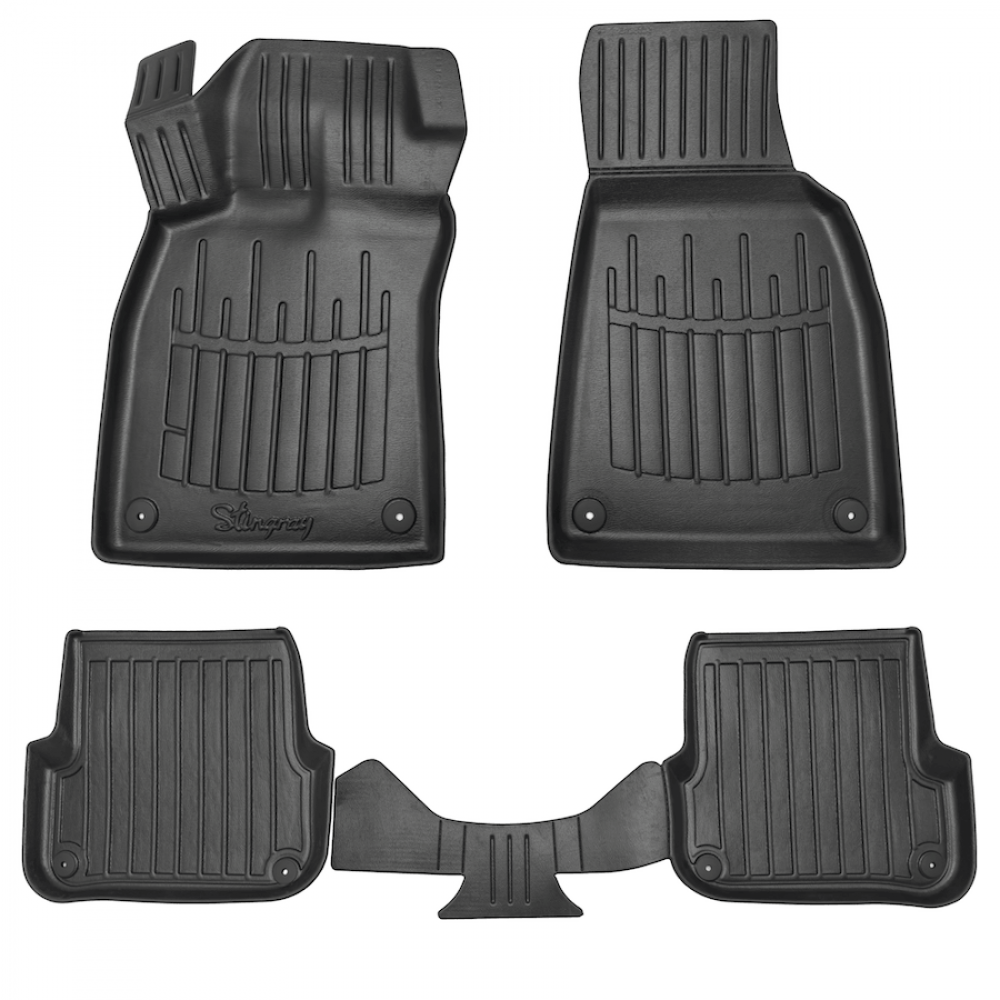 3D килимки для Audi A6 (C6) (2004-2006) з бортиками 30 мм (Stingray)