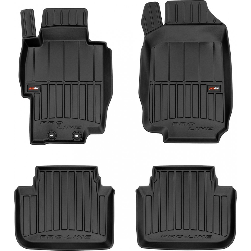 Гумові килимки в салон Honda Accord (mkVII) 2002-2008 (EU) (Frogum Proline Premium)