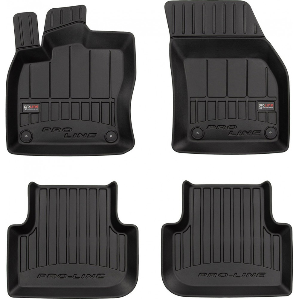 Гумові килимки в салон Volkswagen Tiguan (mkII) 2016-2024 (Frogum Proline Premium)