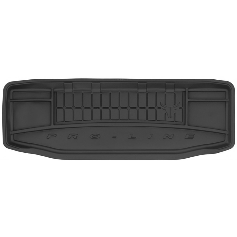 Гумовий килимок в багажник для Mitsubishi Outlander (mkIII) 2012-2021 (7 мест)(разложенный 3 ряд) (Frogum Proline Premium)